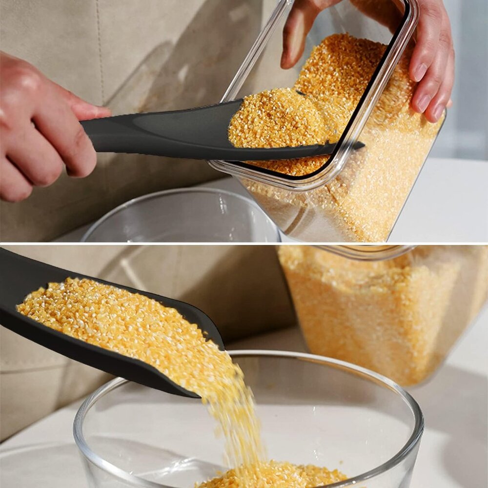 Cooking Spoon for Nonstick Cookwares, Silicone Spoon for Mixing, Scoop, and Scra - Picture 6 of 9